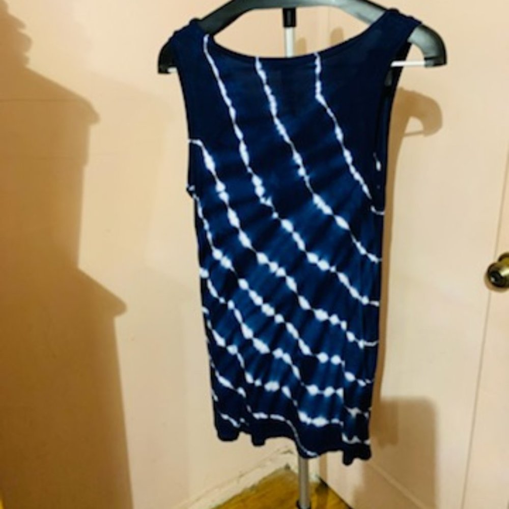 cable and gauge tie-dye dress or tank top